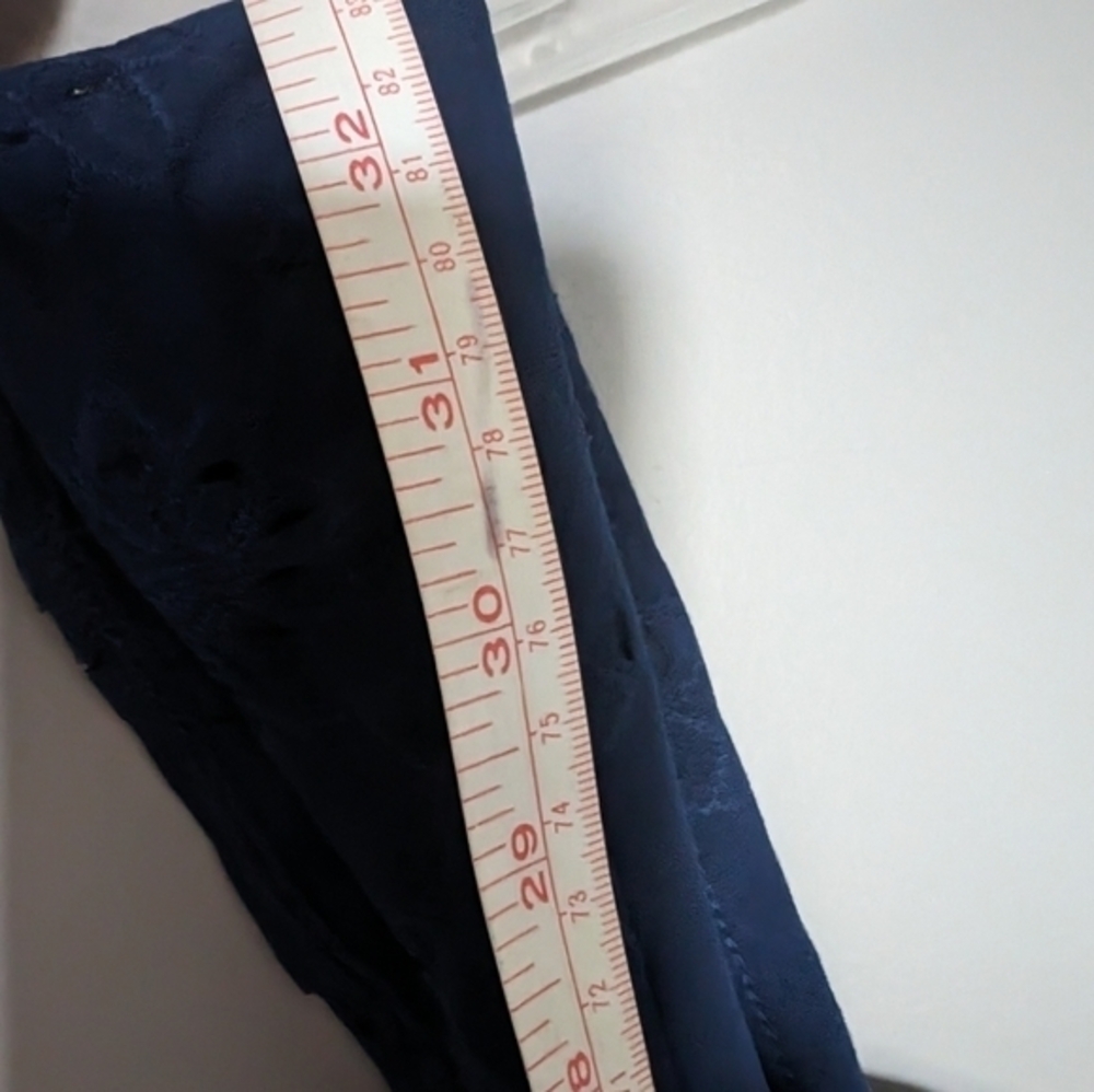 As U Wish Sleeveless Navy Blue Summer Dress Size Medium - Picture 10 of 11